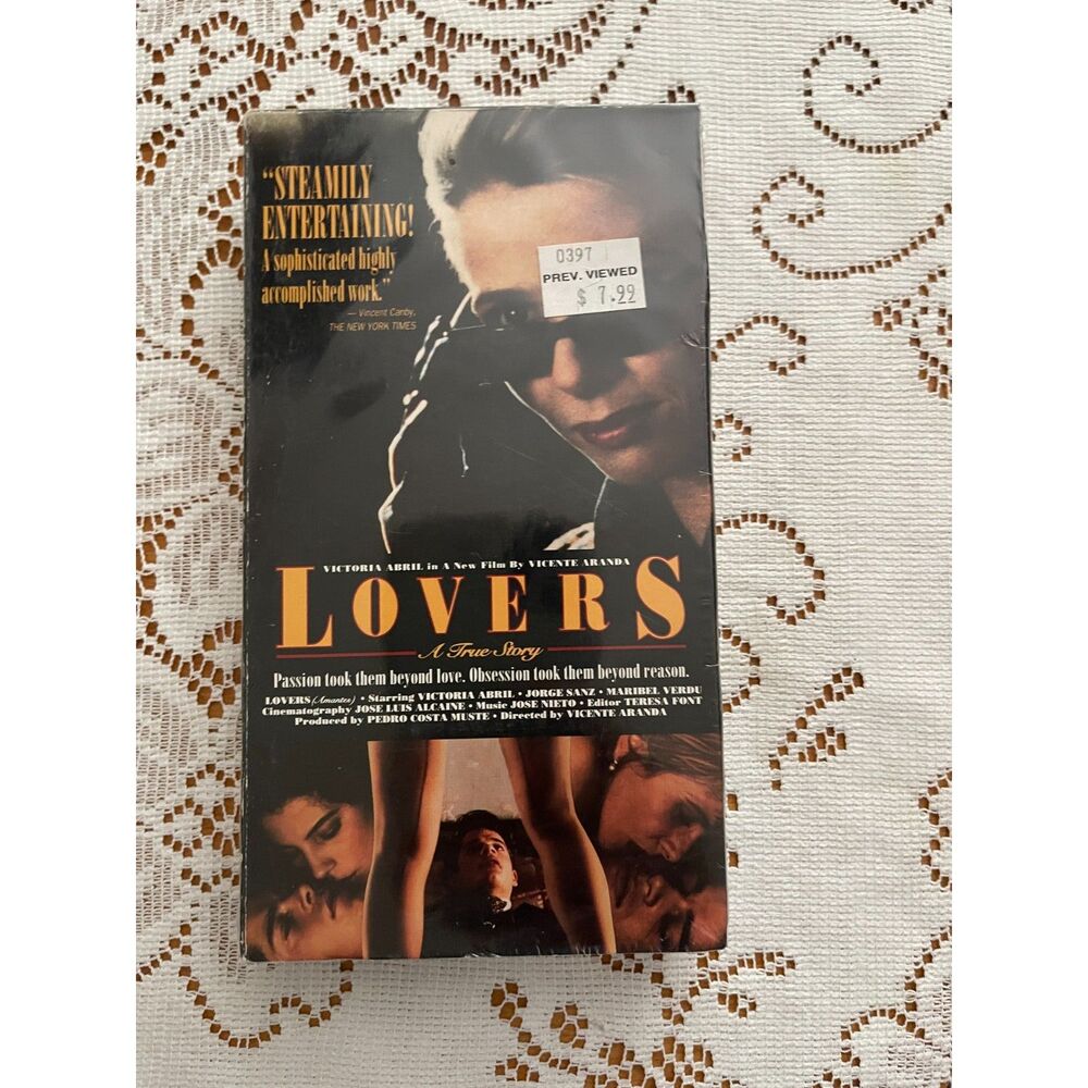Lovers A True Story VHS Tape Tower Records Video Sealed Prev. Viewed 1992